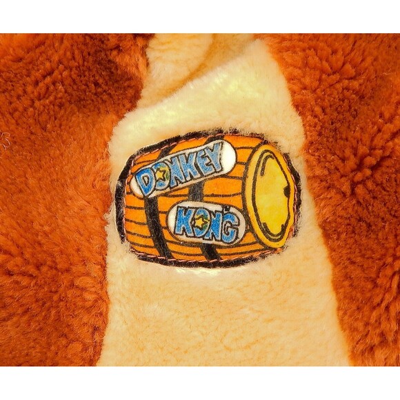 Nintendo Donkey Kong Plush Vintage Hand Puppet Toy 1982 Etone - Picture 6 of 8